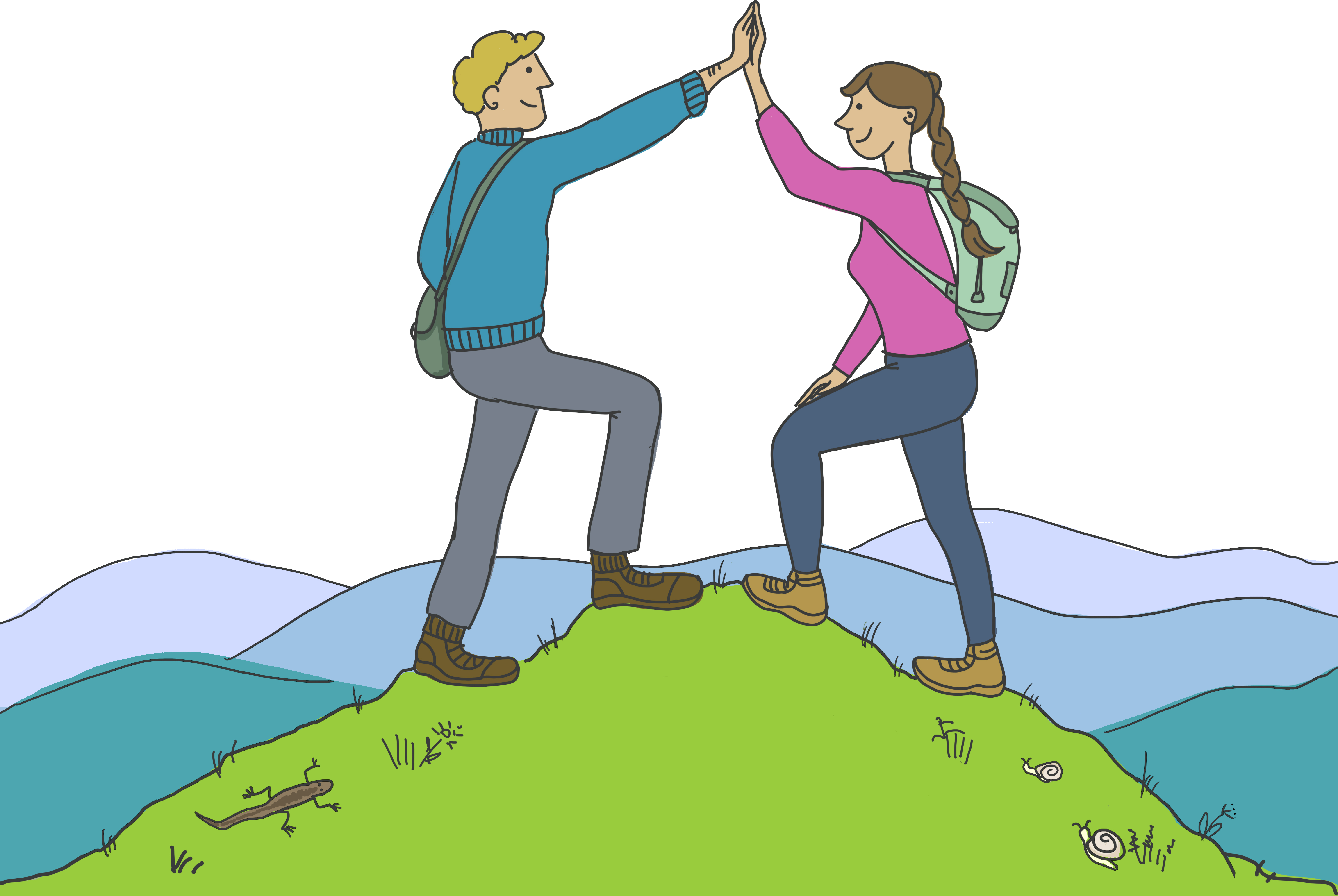 Relationship hiking trails
